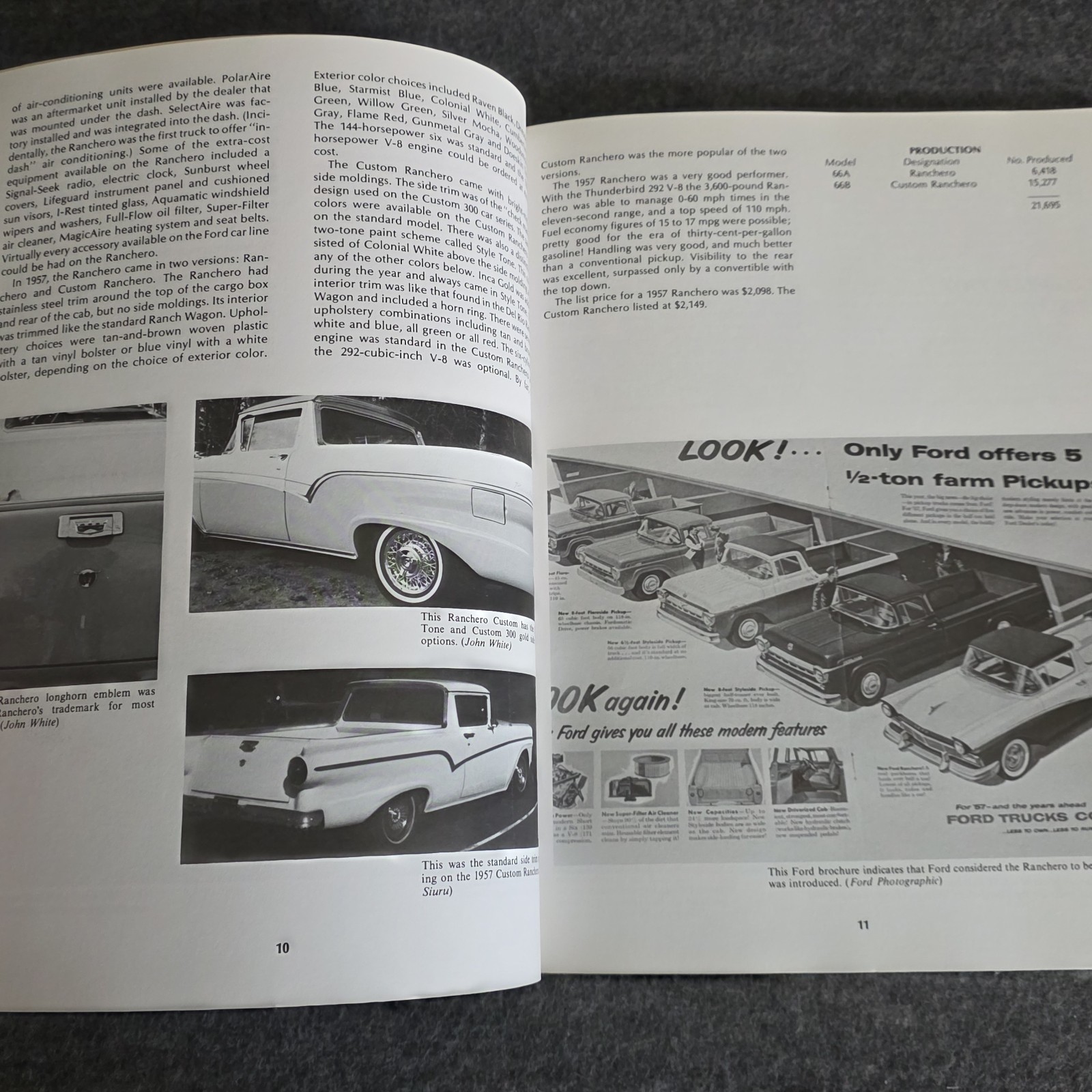 Ford Ranchero 1957-1979 Photofacts Bill Holder Bill Siura Classic Motorbooks