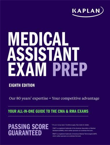 Kaplan Test Prep Ser.: Medical Assistant Exam Prep : Your All-In-One Guide to…