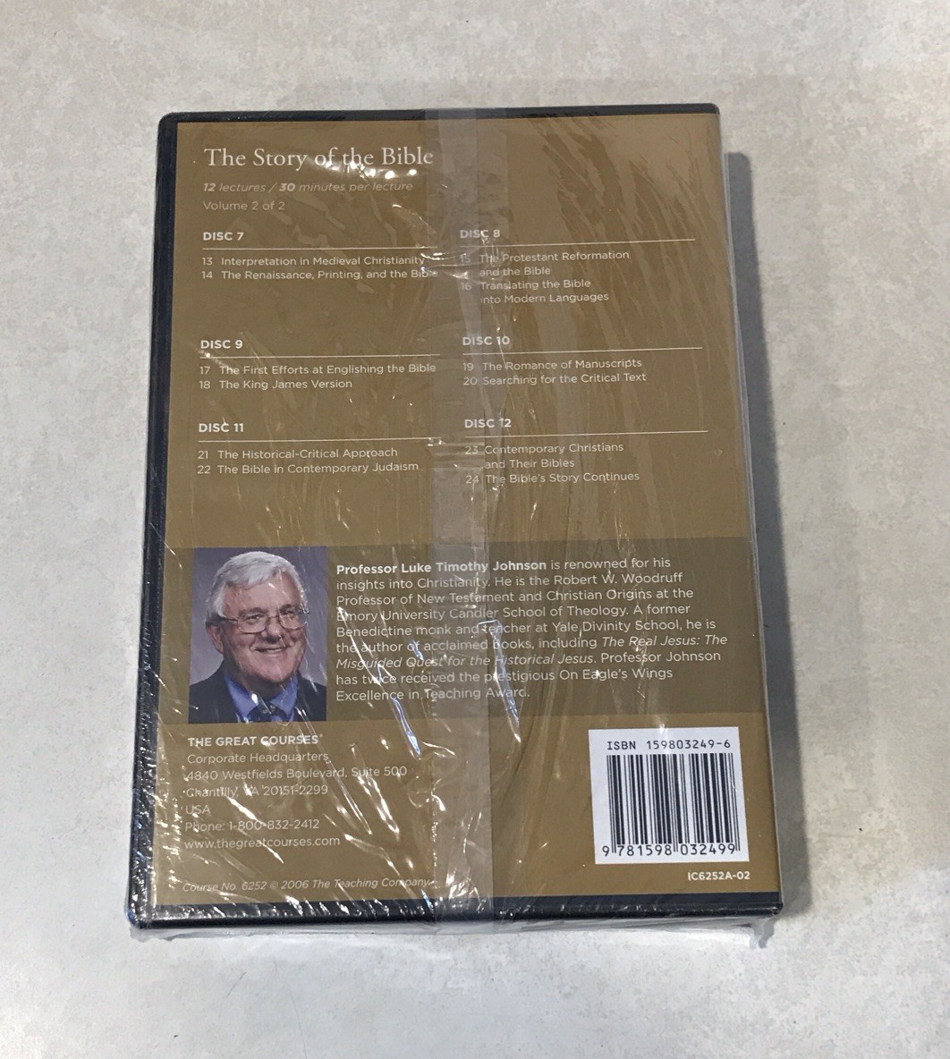 Great Courses The Story of the Bible DVDs Guidebook Set Biblical Study Theology