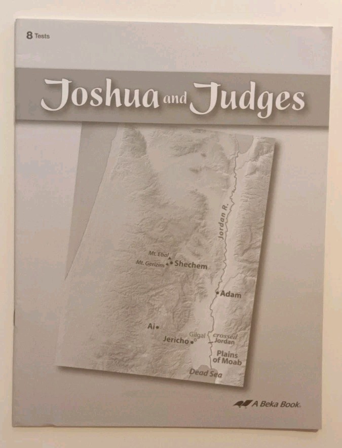 A Beka Joshua And Judges Tests Homeschool Bible Curriculum Grade 8 Abeka Book VG