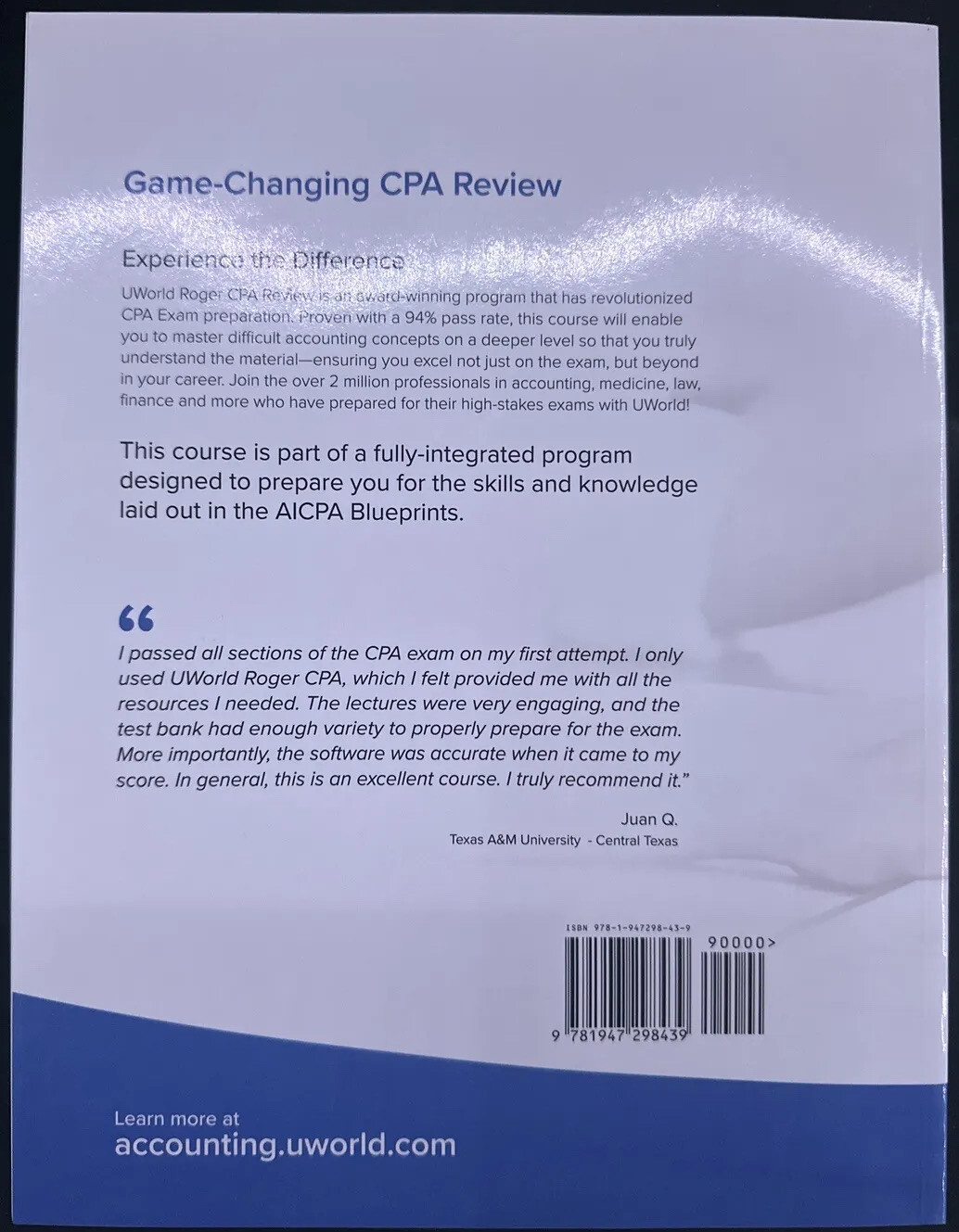 AUD 2023 Edition Textbook by UWorld LLC (2021, Trade Paperback)