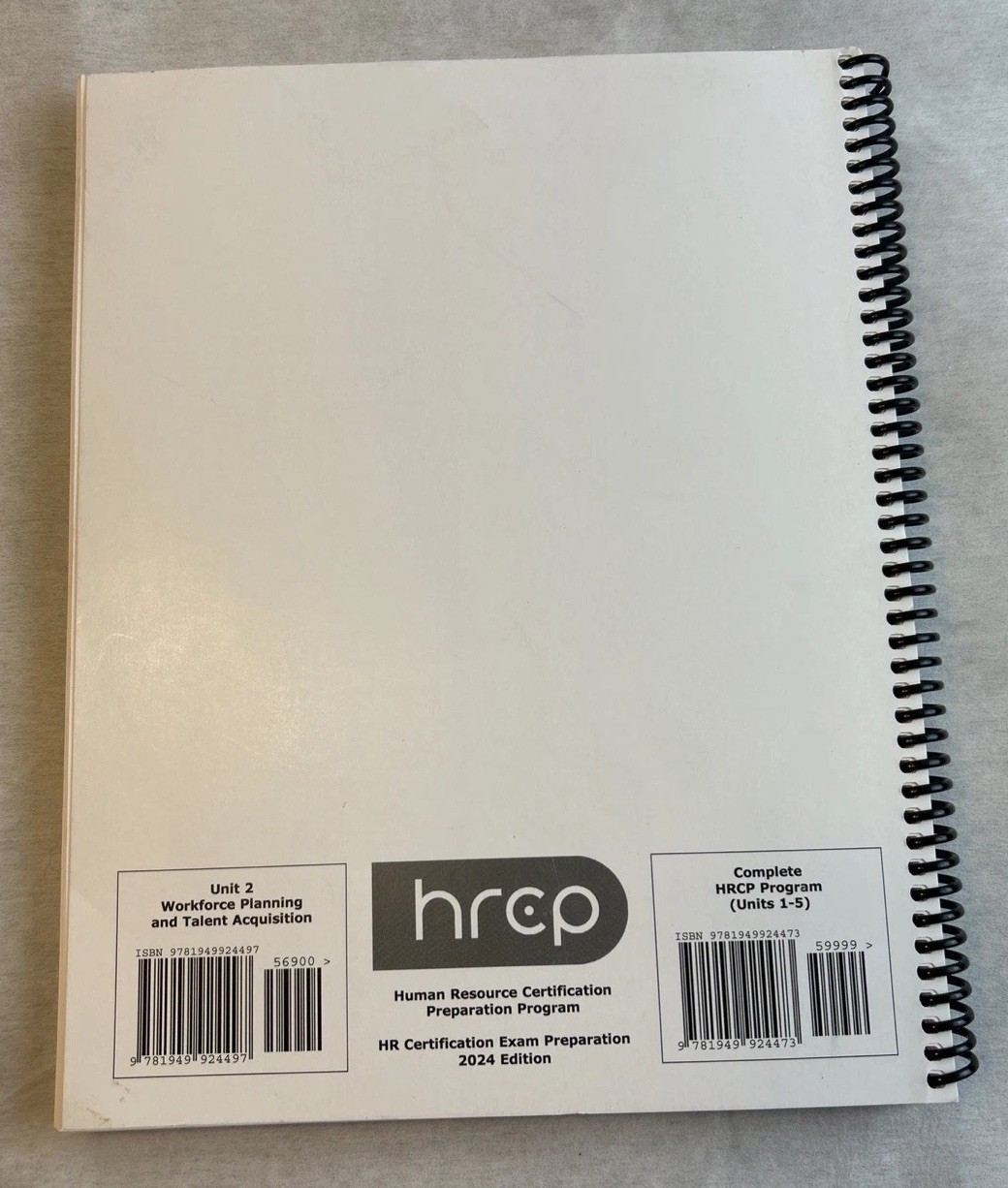 HR Certification Exam Preparation Textbook Six Books Set 2024 Edition By HRCP