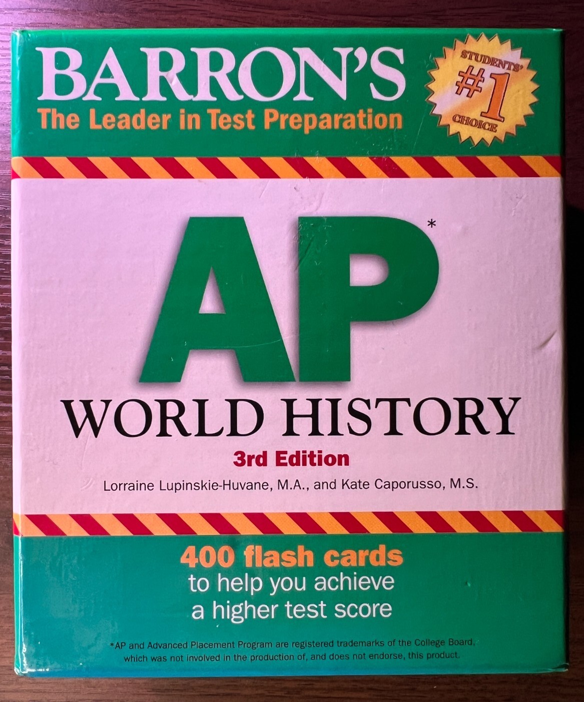 Barron’s Test Prep Ser.: AP World History Flash Cards by Kate Caporusso and…