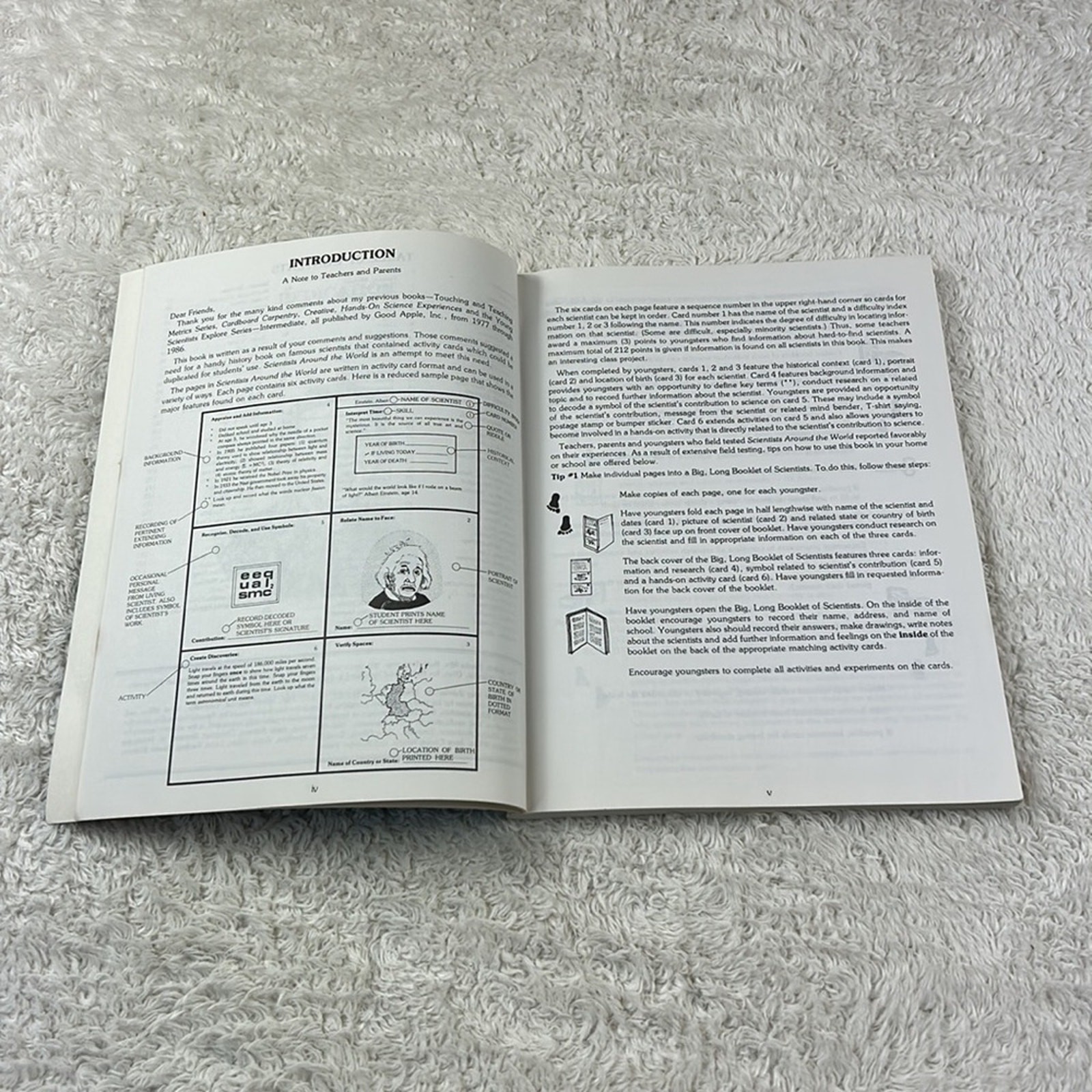 Homeschool Book bundle – Good Apple Scientists, activity books Vintage 80s