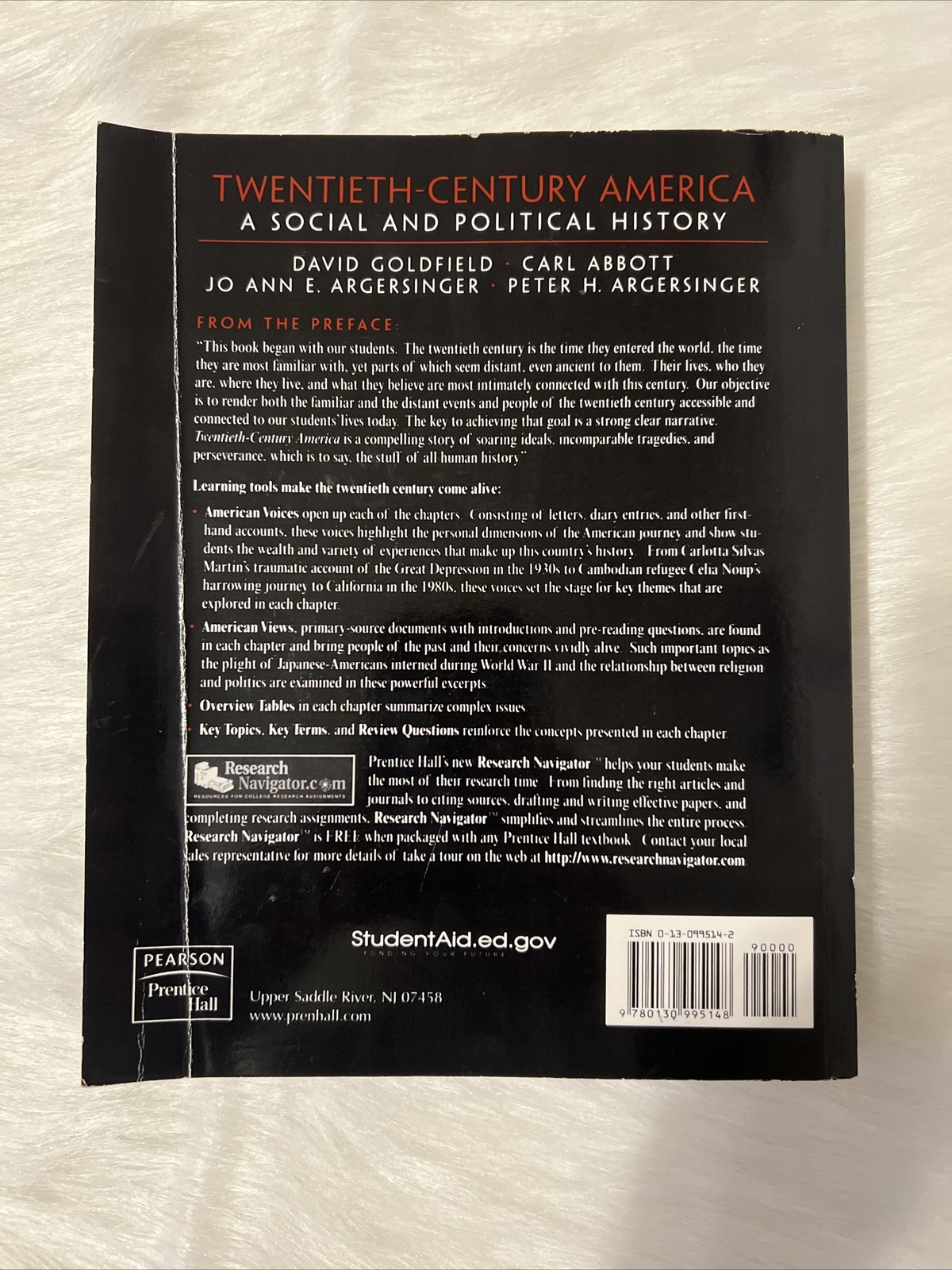Twentieth-Century America: A Social and Political History, Argersinger, Peter H.