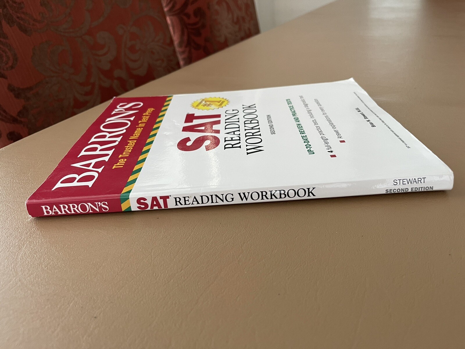 BARRON’S SAT READING WORKBOOK (BARRON’S TEST PREP) By Stewart Brian W. M.ed.