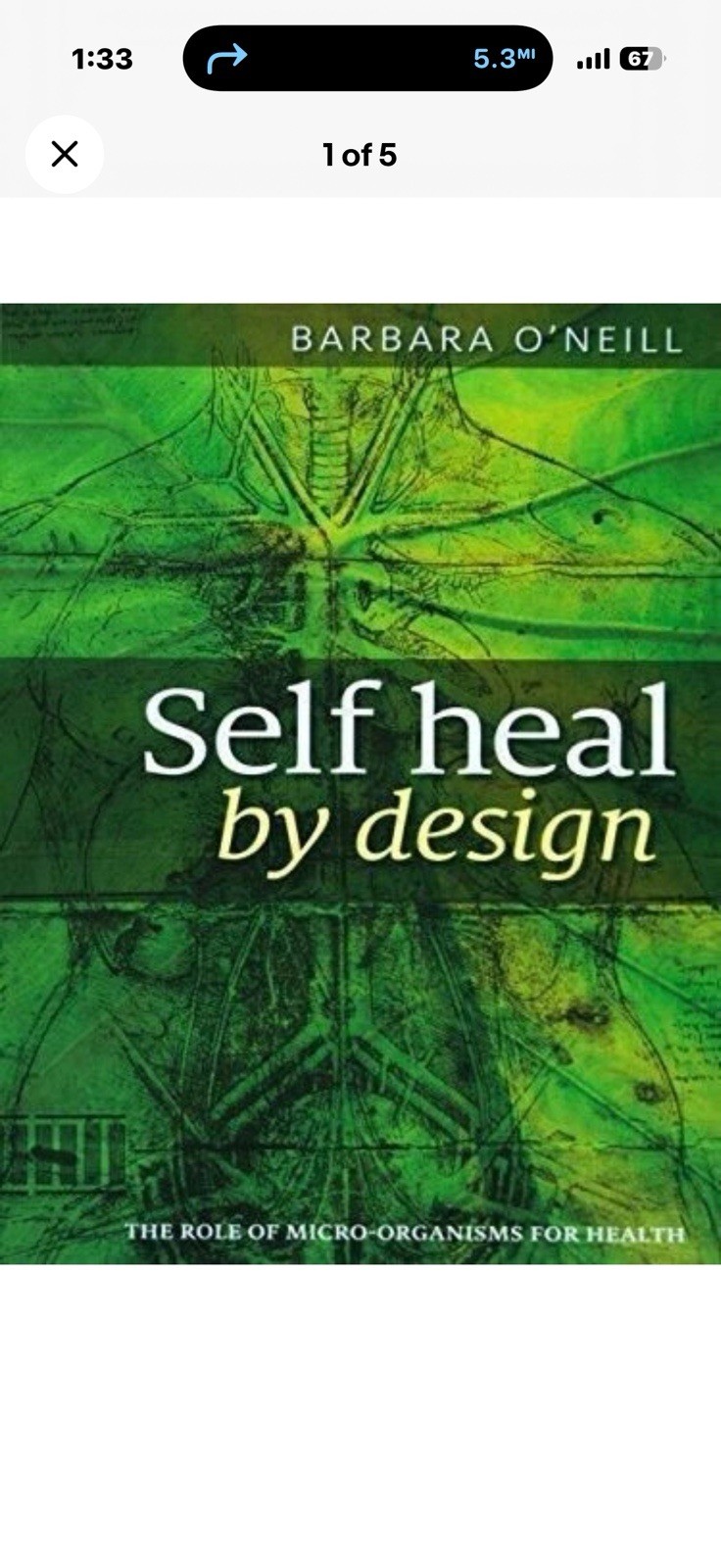 New Barbara O’Neill Self Heal By Design Book Worldwide International Shipping