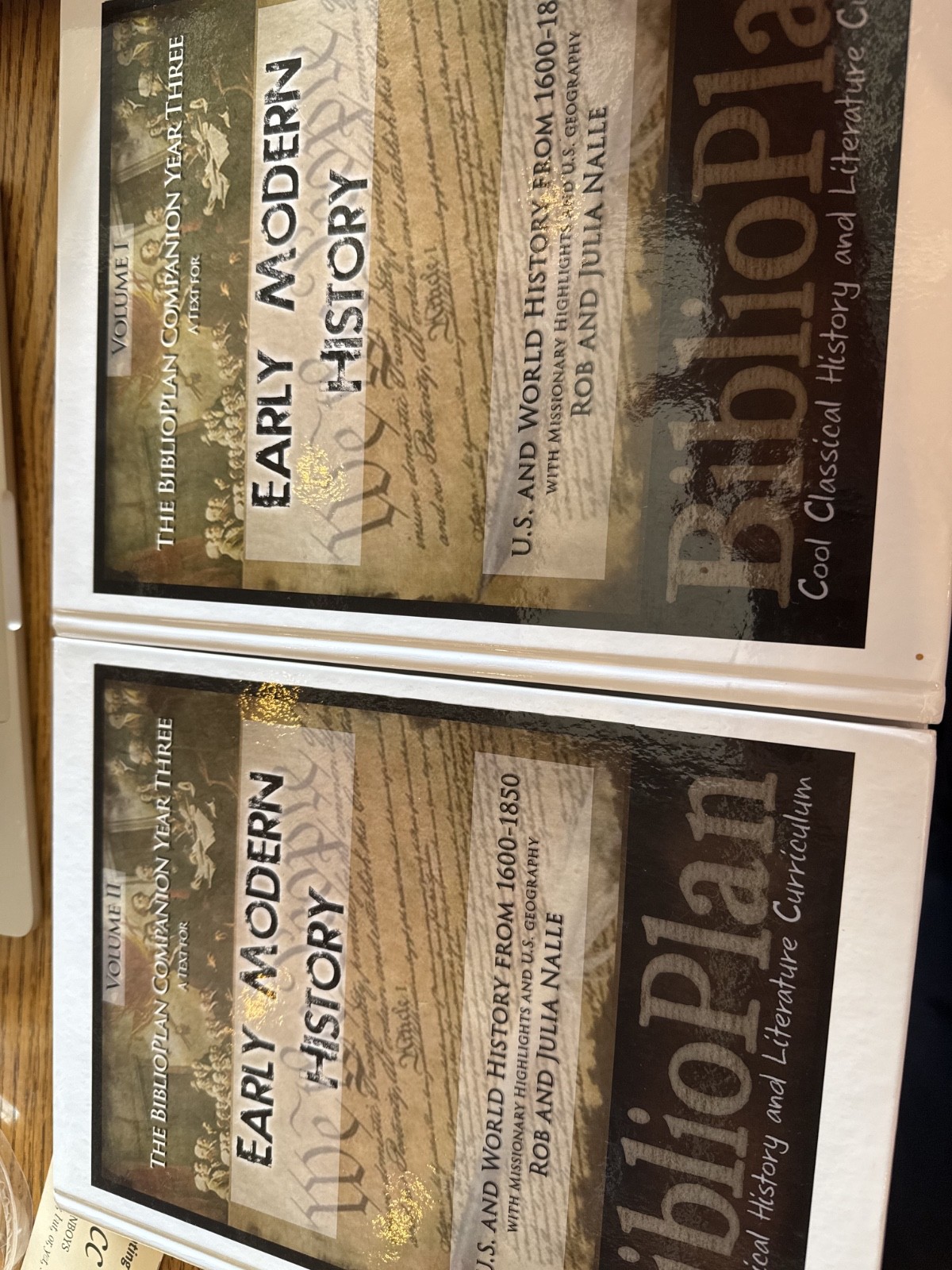 The Biblio Plan Companion Year Three Early Modern history volume 1-2