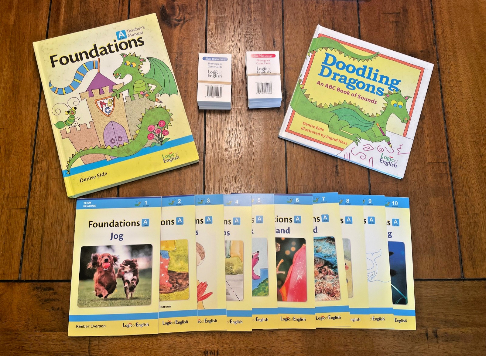 Logic of English Foundations A Complete Set Readers Doodling Dragons Game Cards