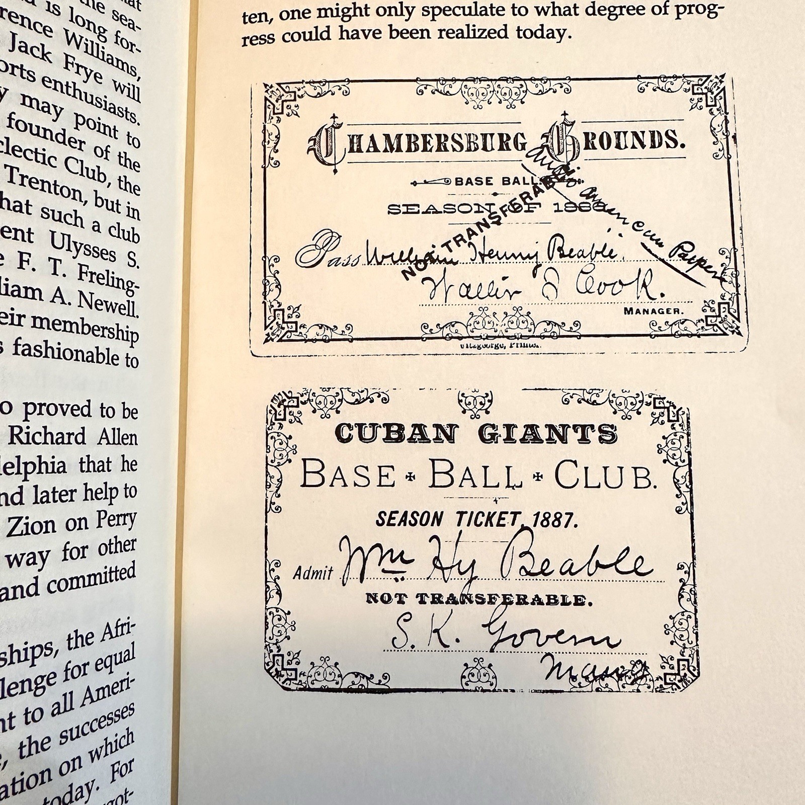 In Search of a Community’s Past: The Black Community In Trenton NJ, 1860 Signed