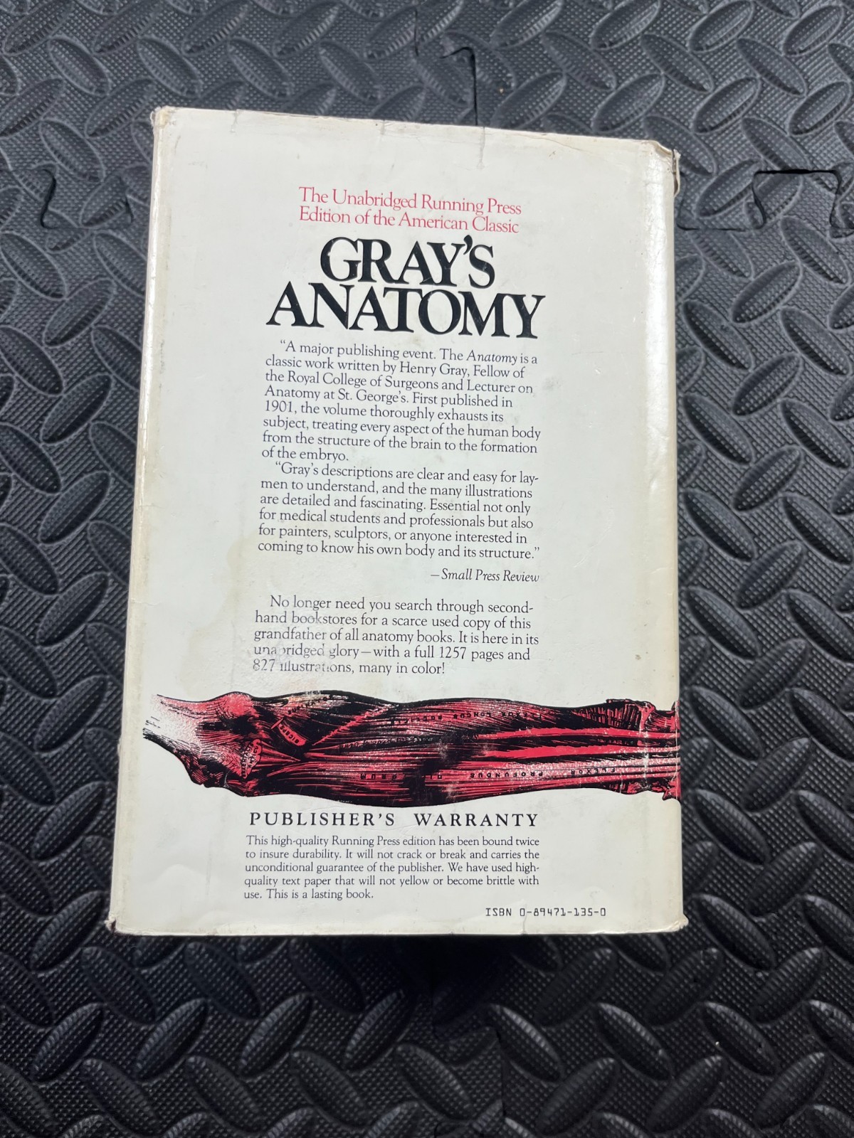 Gray’s Anatomy : The Unabridged Running Press Edition of the Amer