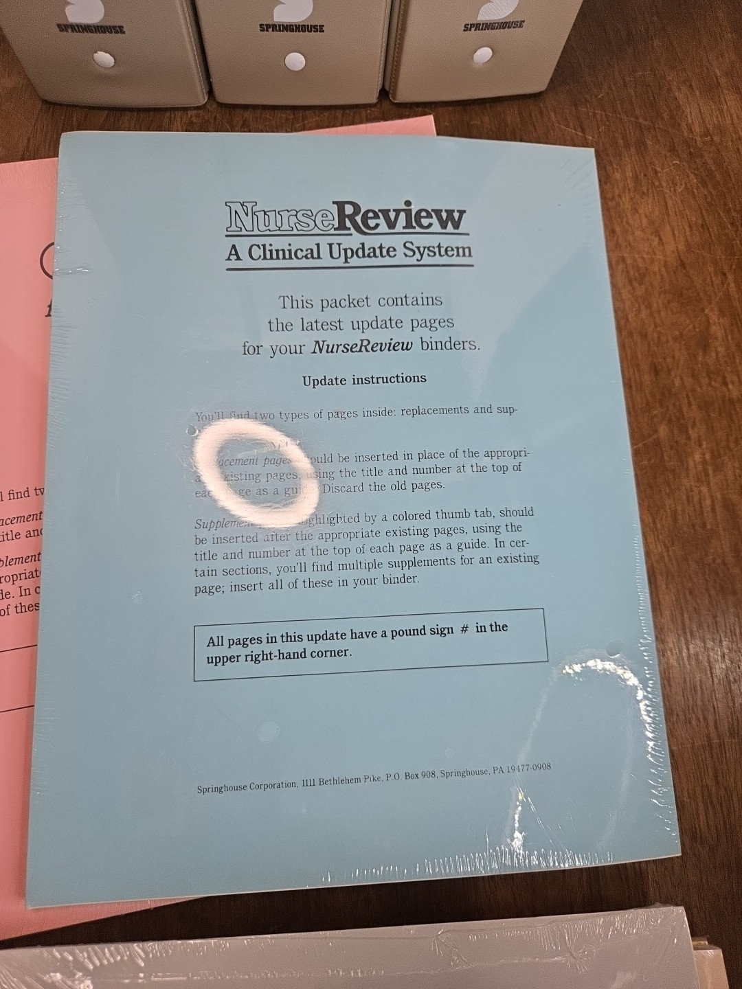 Nurse Review Clinical Update System – Volumes 1, 2 & 3 in 3-Ring Binders
