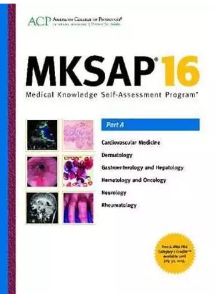 Mksap (R) 16 Print 11-Book Set by American College Of Physicians (2012, Trade…