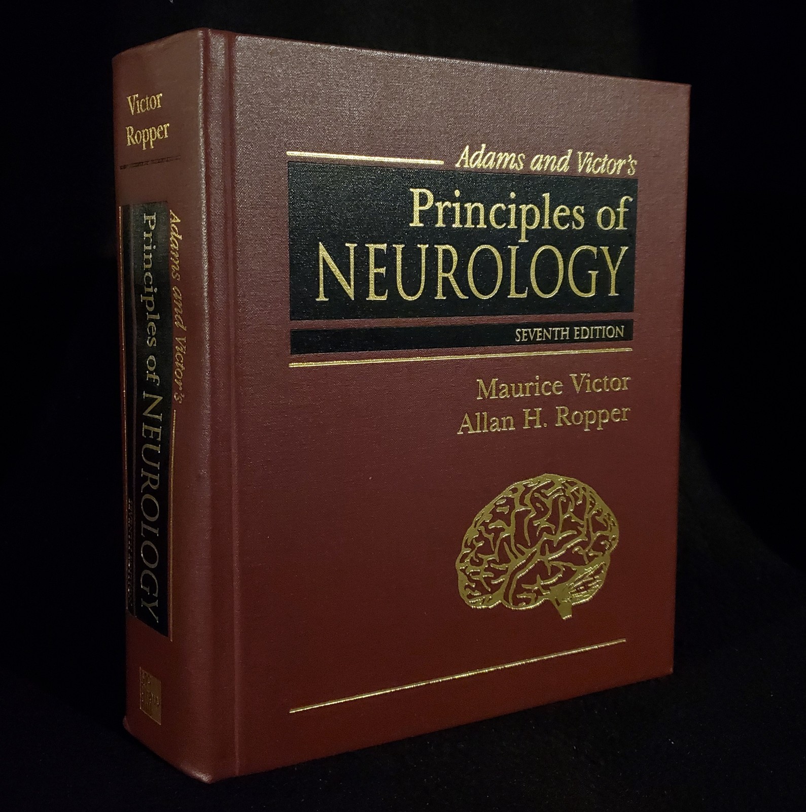 Adams & Victor’s Principles Of Neurology by Maurice Victor 2001 Hardcover Book