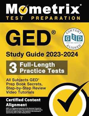 GED Study Guide 2023-2024 All Subjects – – Paperback, by Bowling Matthew – Good