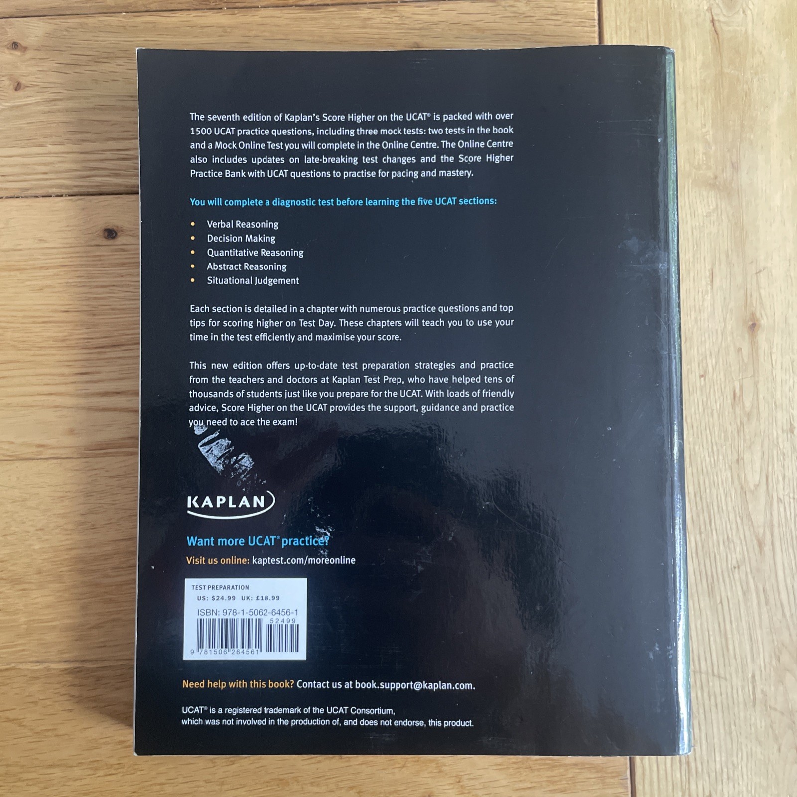 Kaplan Test Prep Ser.: Score Higher on the UCAT : 1500 Questions Kaplan skuA1