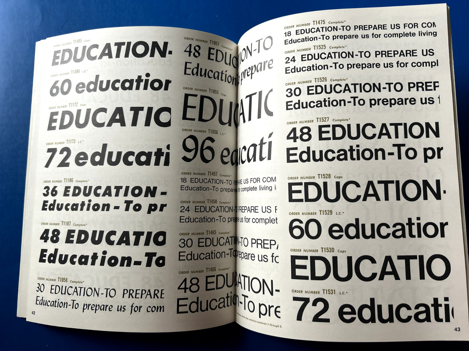 Original 1966 artype’s Transfer Sheet trans-artype Catalog 79 pages