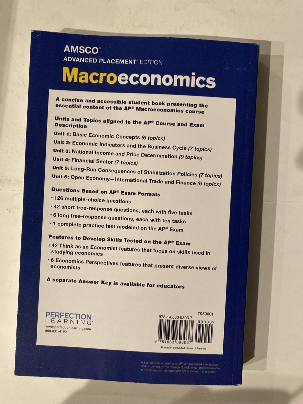 AMSCO Macroeconomics AP Edition