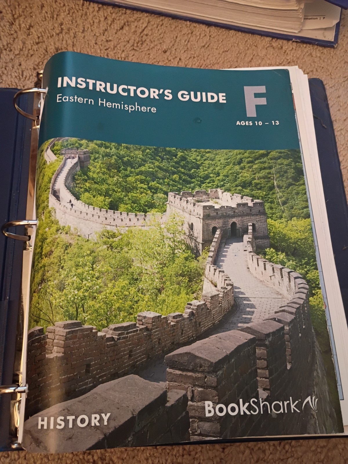 BookShark History F Eastern Hemisphere/Language Art with all readers Homeschool