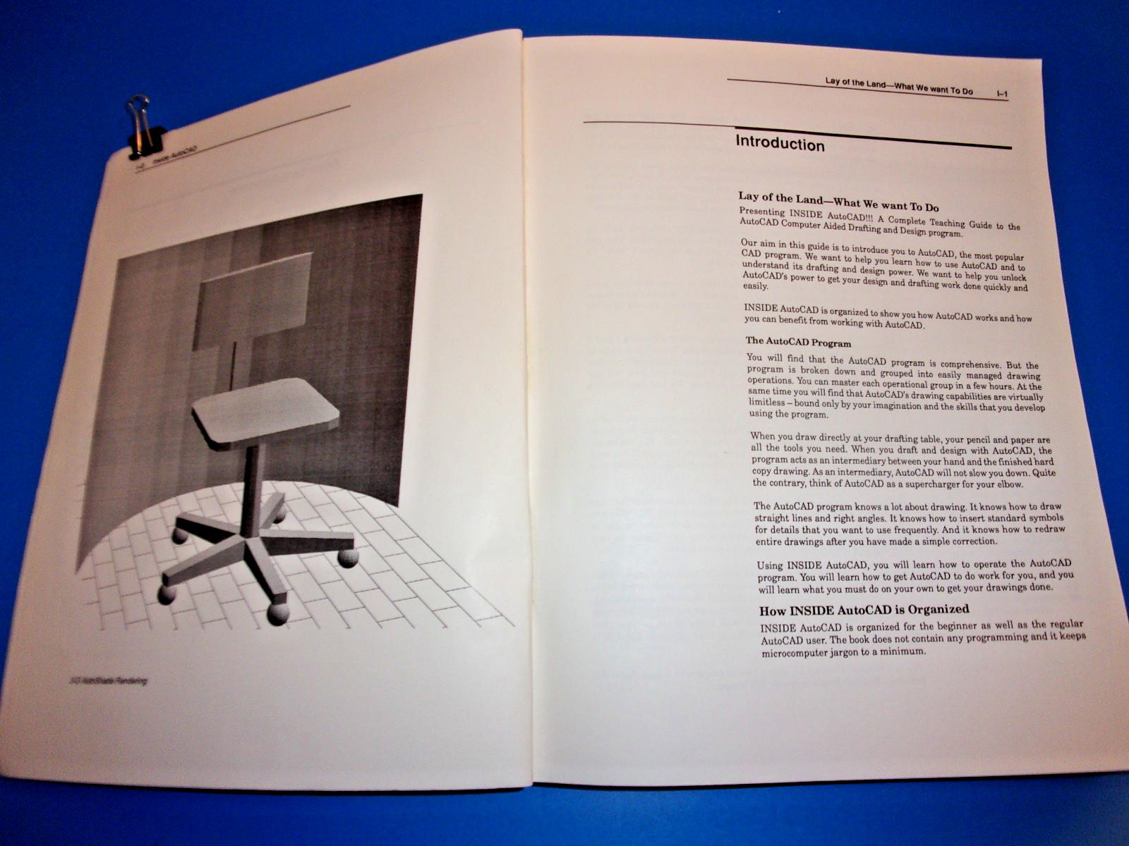 Vintage, Inside AutoCAD, 1988, 4th Edition, by D. Raker and H. Rice