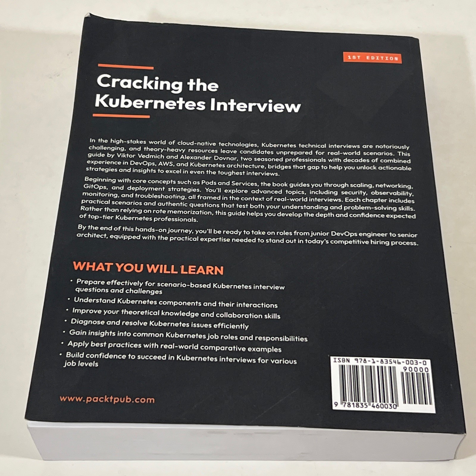 Cracking the Kubernetes Interview by Viktor Vedmich (1st edition)