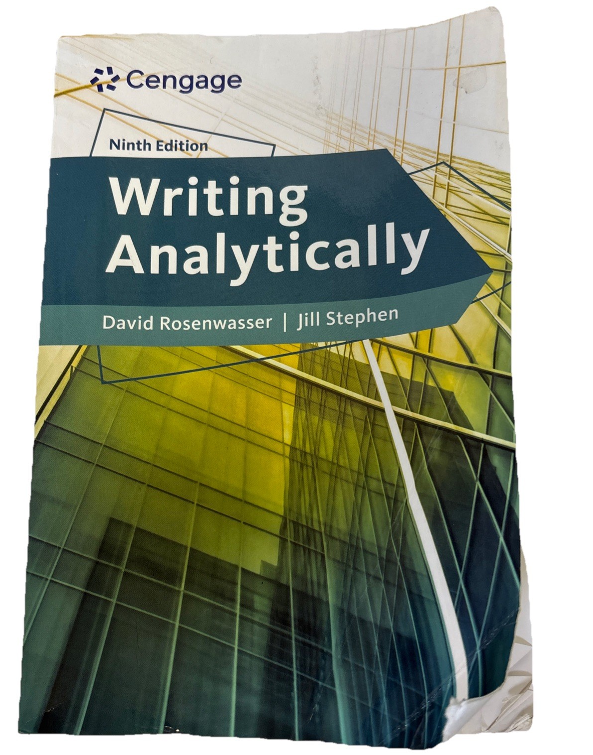 Writing Analytically by David Rosenwasser and Jill Stephen. Ninth Edition.