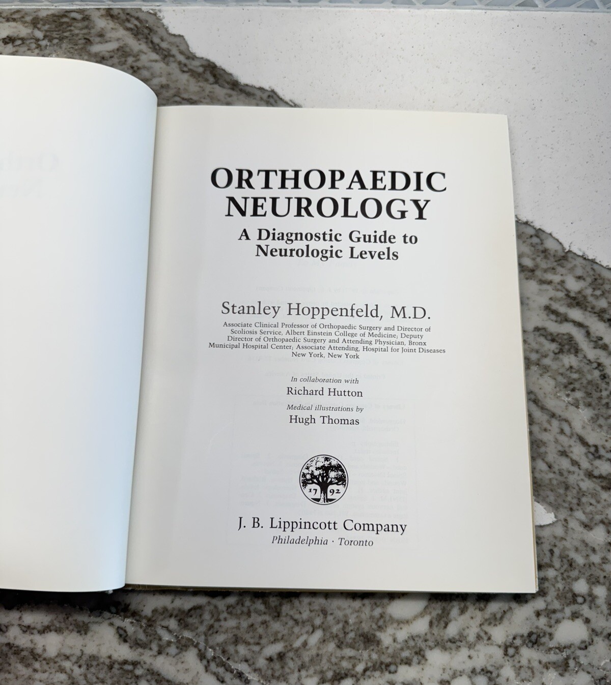 Orthopaedic Neurology : A Diagnostic Guide to Neurologic Levels Stan Hoppenfeld