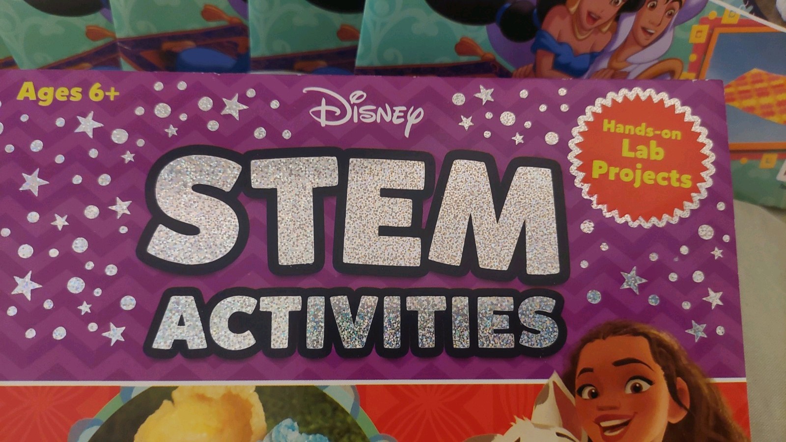 Disney STEM Activities Book Ages 6+ Aladdin Frozen 2 Moana Bendon 2021 Kids