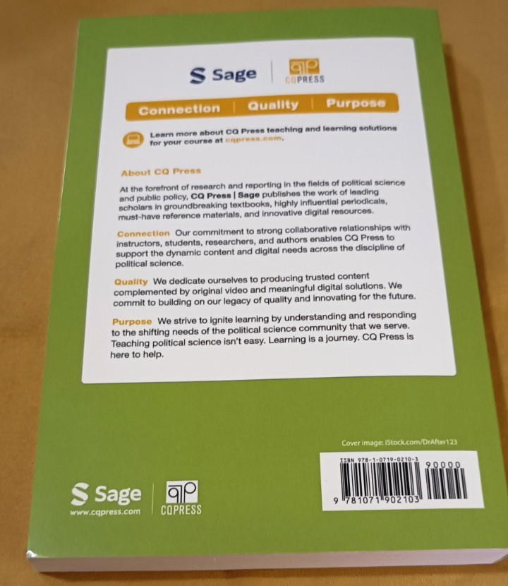 Environmental Policy 12th Edition – Kraft Rabe Vig – Paperback CQ Press 2025
