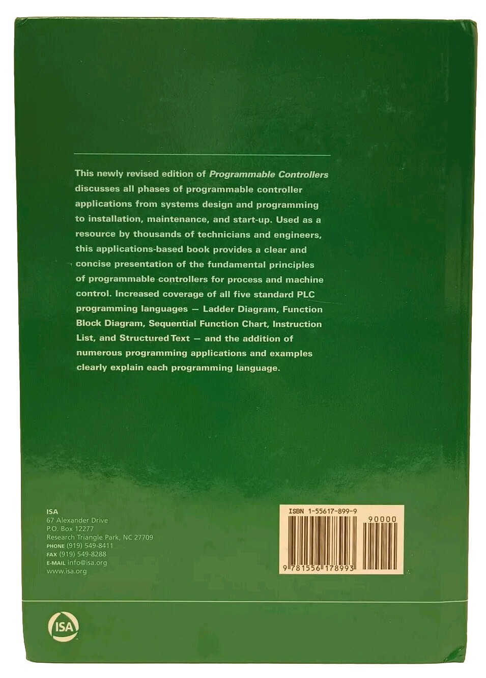 PROGRAMMABLE CONTROLLERS by Thomas Hughes (2005, HC) * FREE SHIPPING *