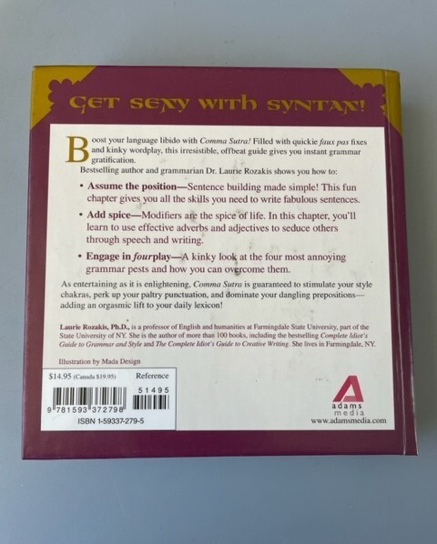 Comma Sutra – Laurie Rozakis • Hardcover 2005 • Clean Copy • Ships Fast