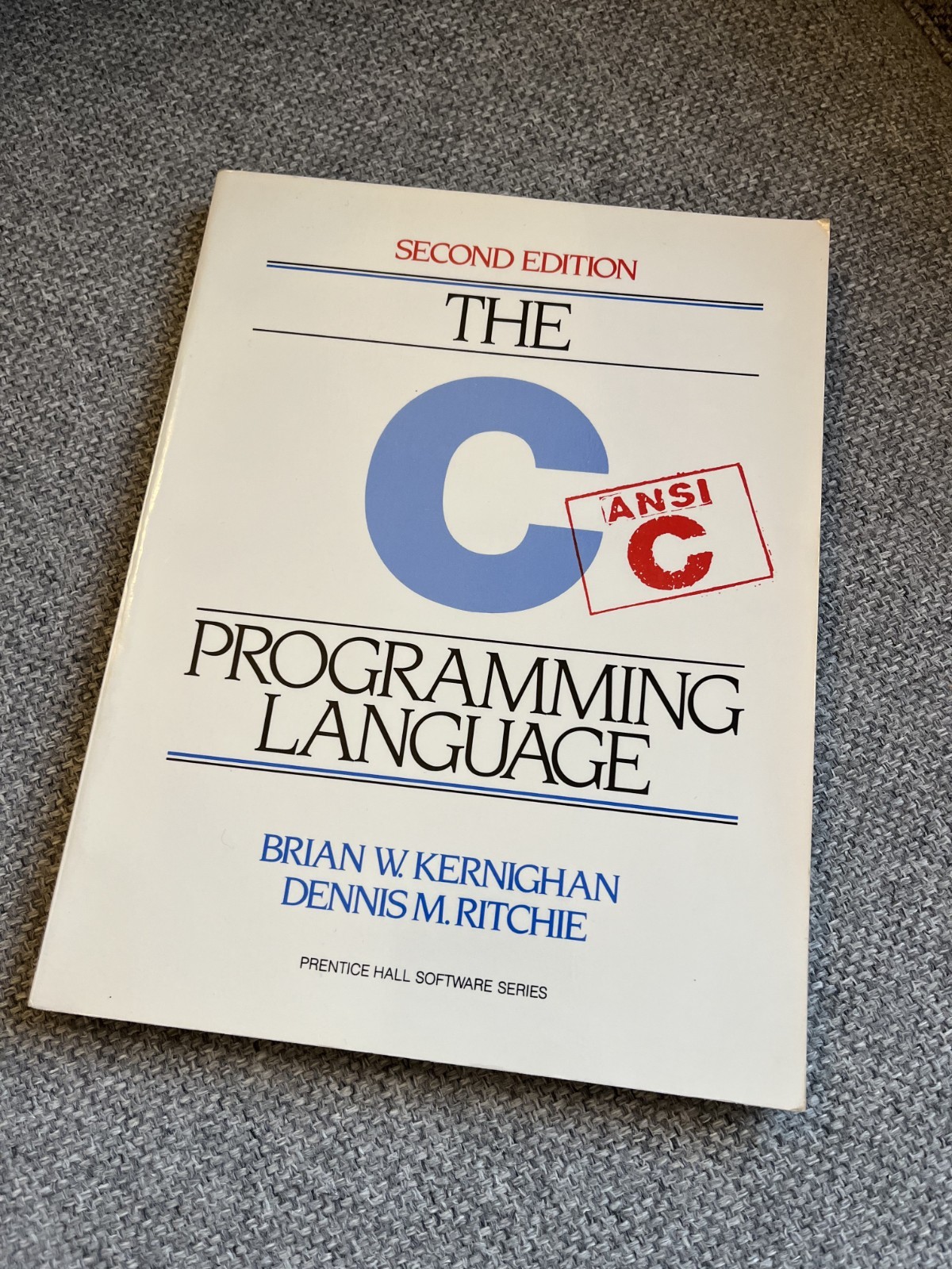 The C Programming Language (2nd Ed) – Kernighan & Ritchie – US Print – CLEAN