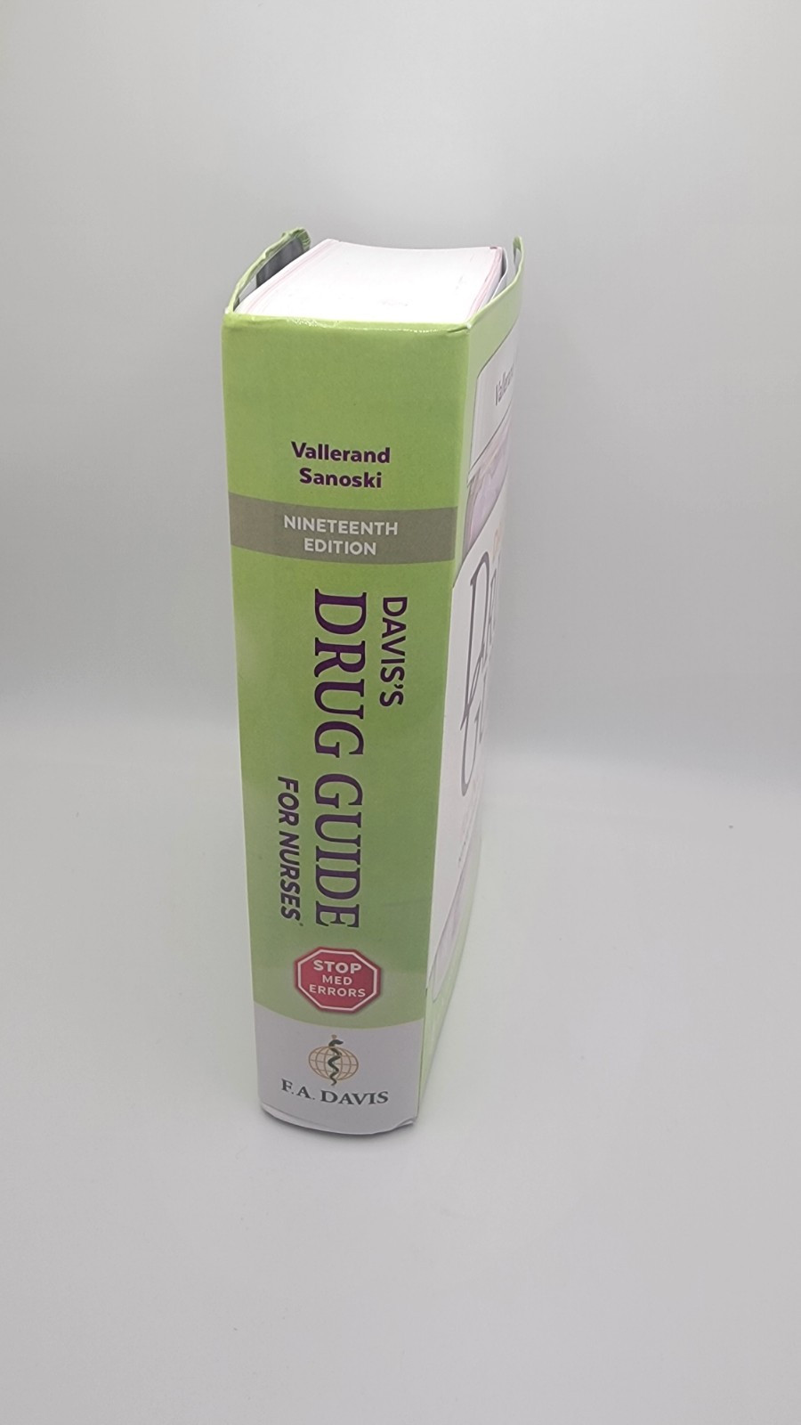 Davis’s Drug Guide for Nurses 19th Ed by April Hazard Vallerand With Access Code