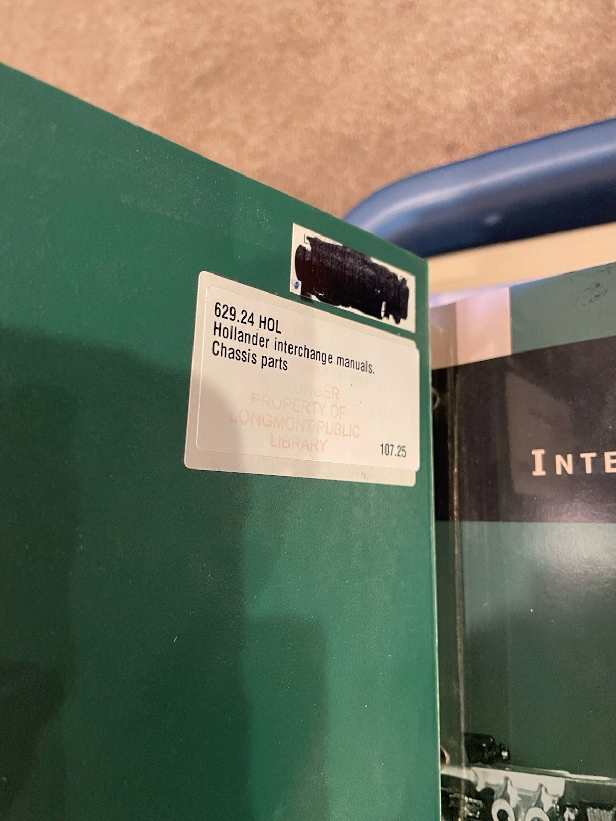 2004 *The Hollander 70th Edition Interchange Manual ID – Chassis I