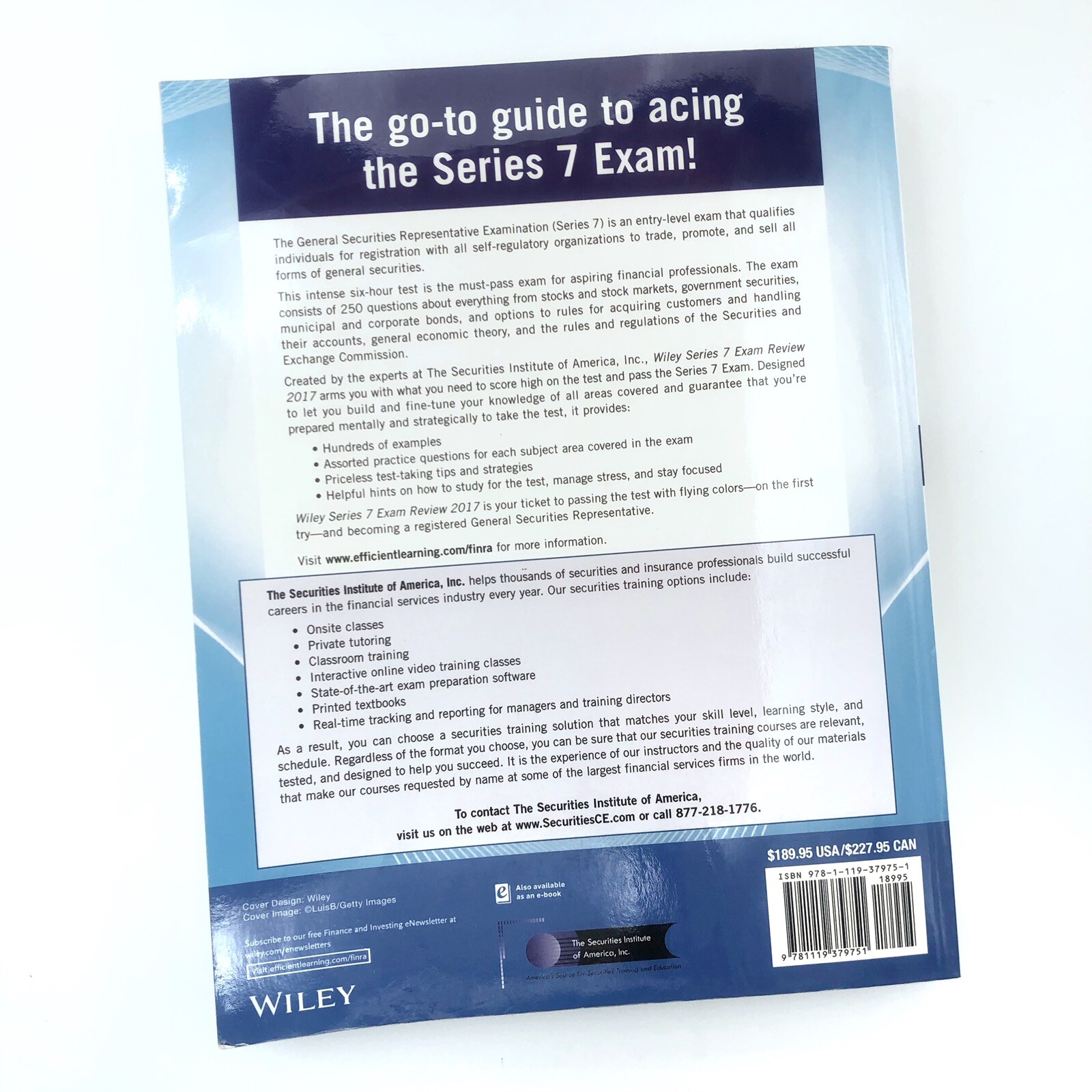 The General Securities Representative Examination Exam Review By Wiley 2017
