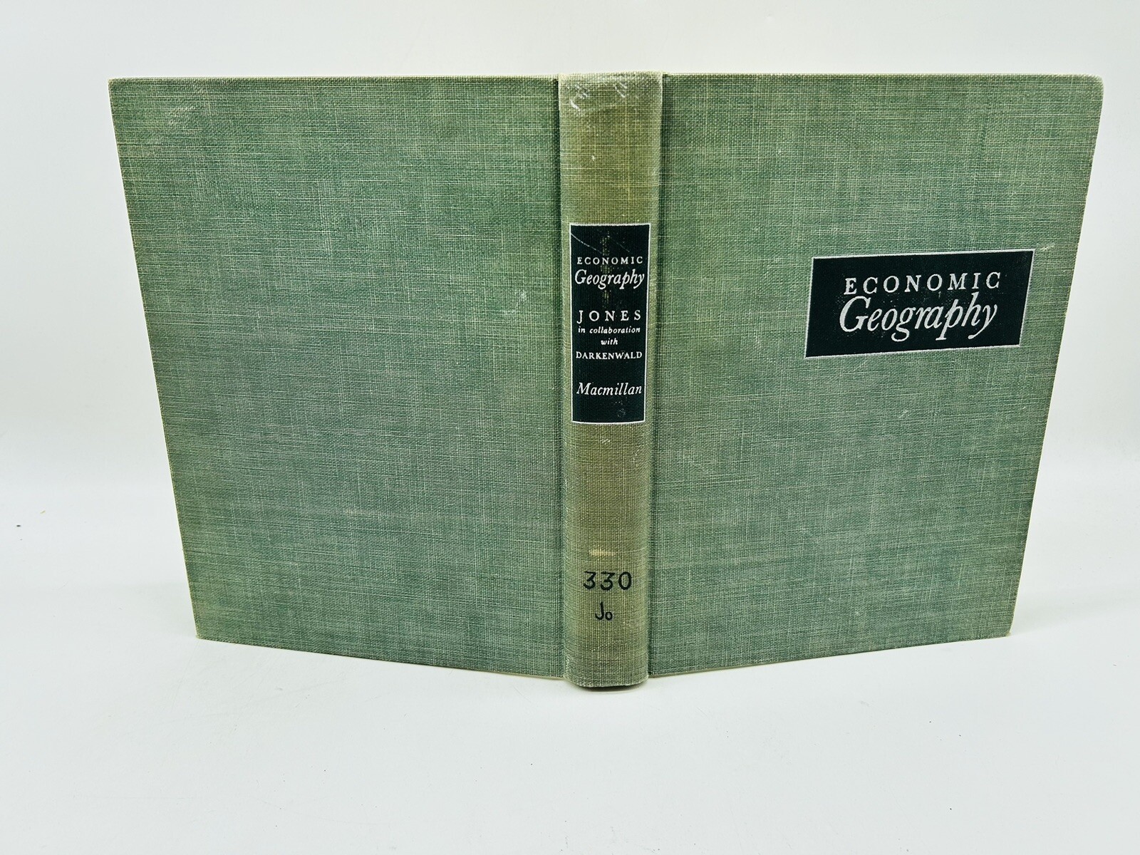 Economic Geography by Clarence Jones 1941 Textbook Macmillan Company