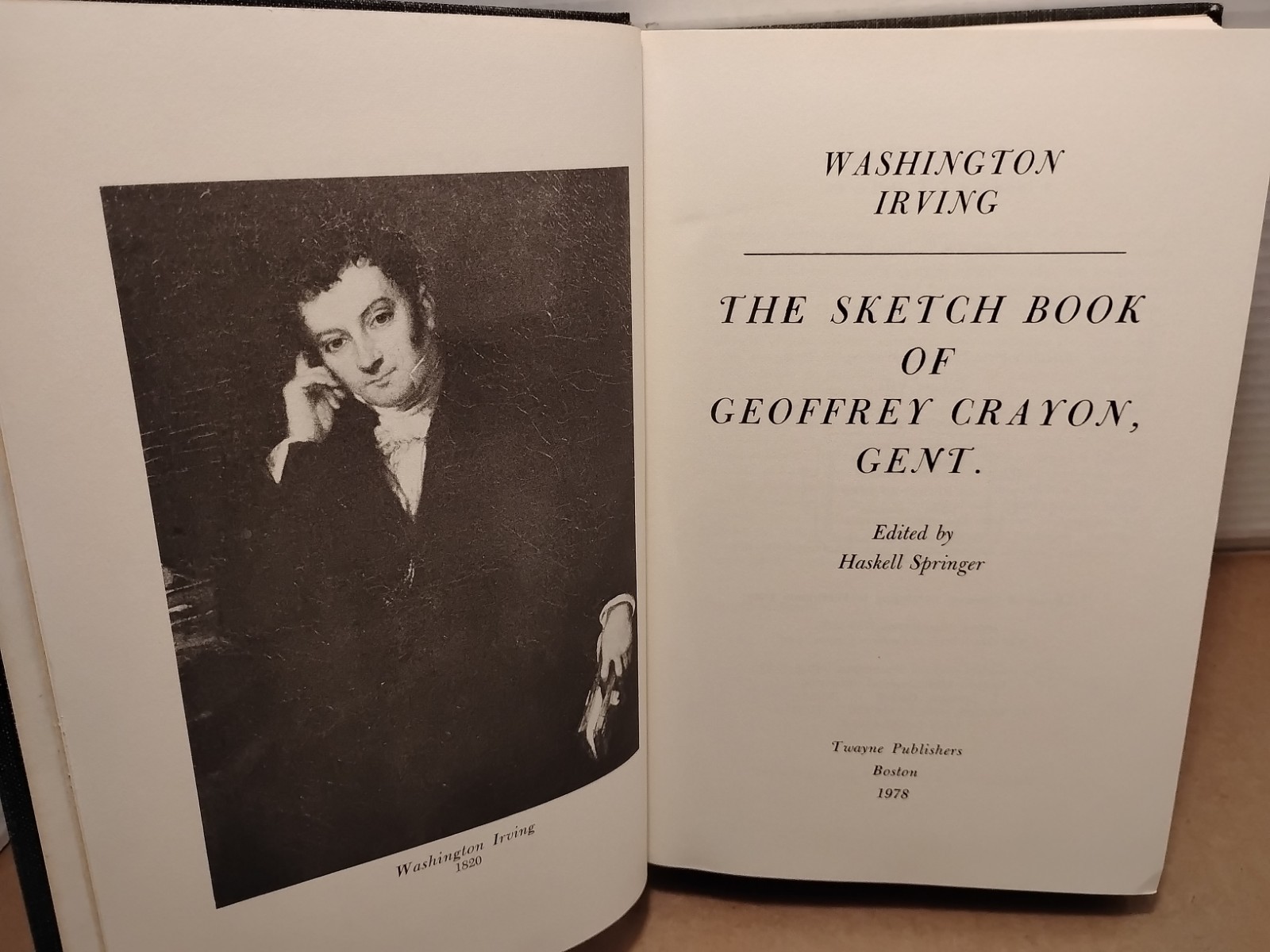 Complete Works of WASHINGTON IRVING : Sketch Book – 1978 – Vol. VIII Hardcover