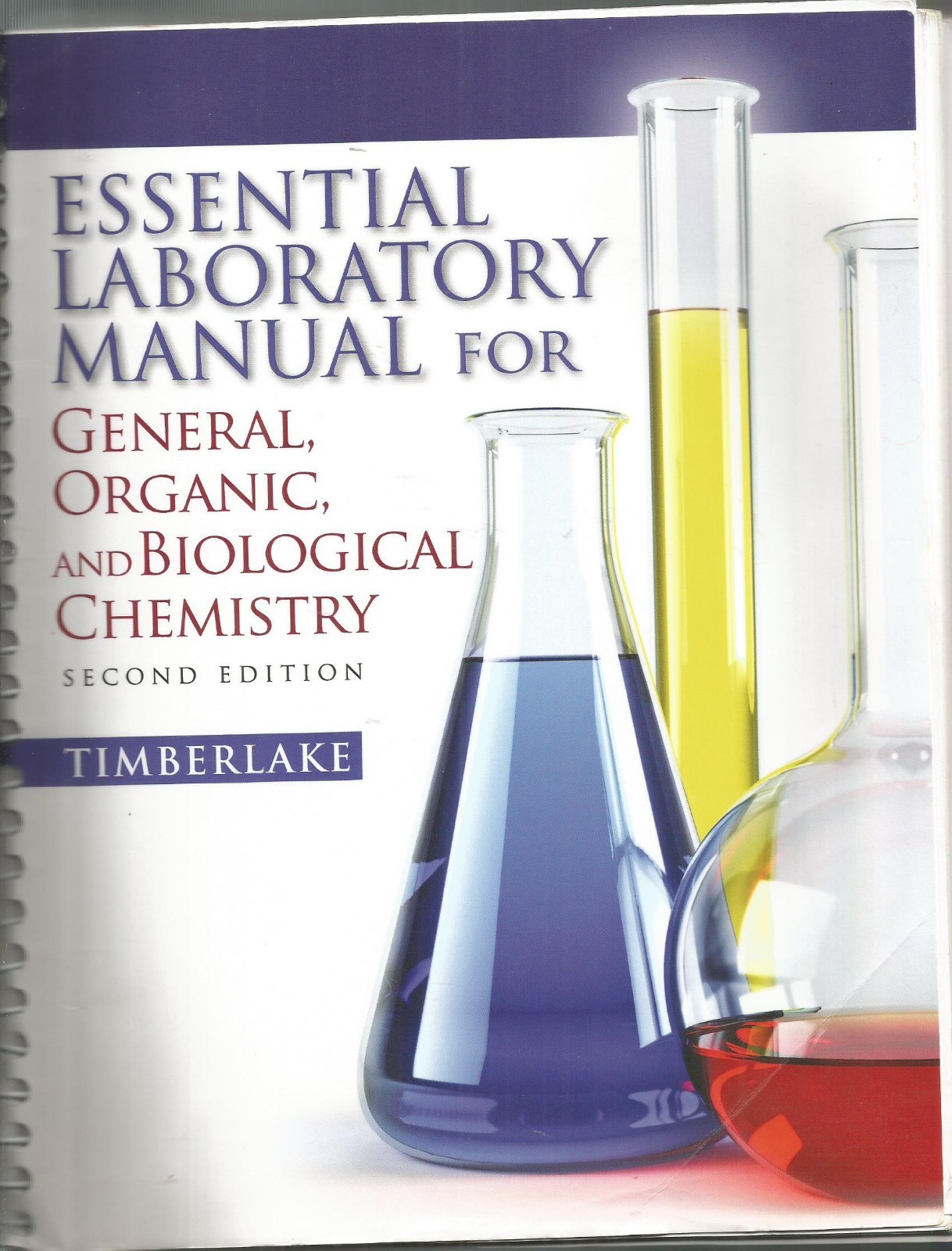 Essential Laboratory Manual for General, Organic & Biological Chemistry 2e GOOD