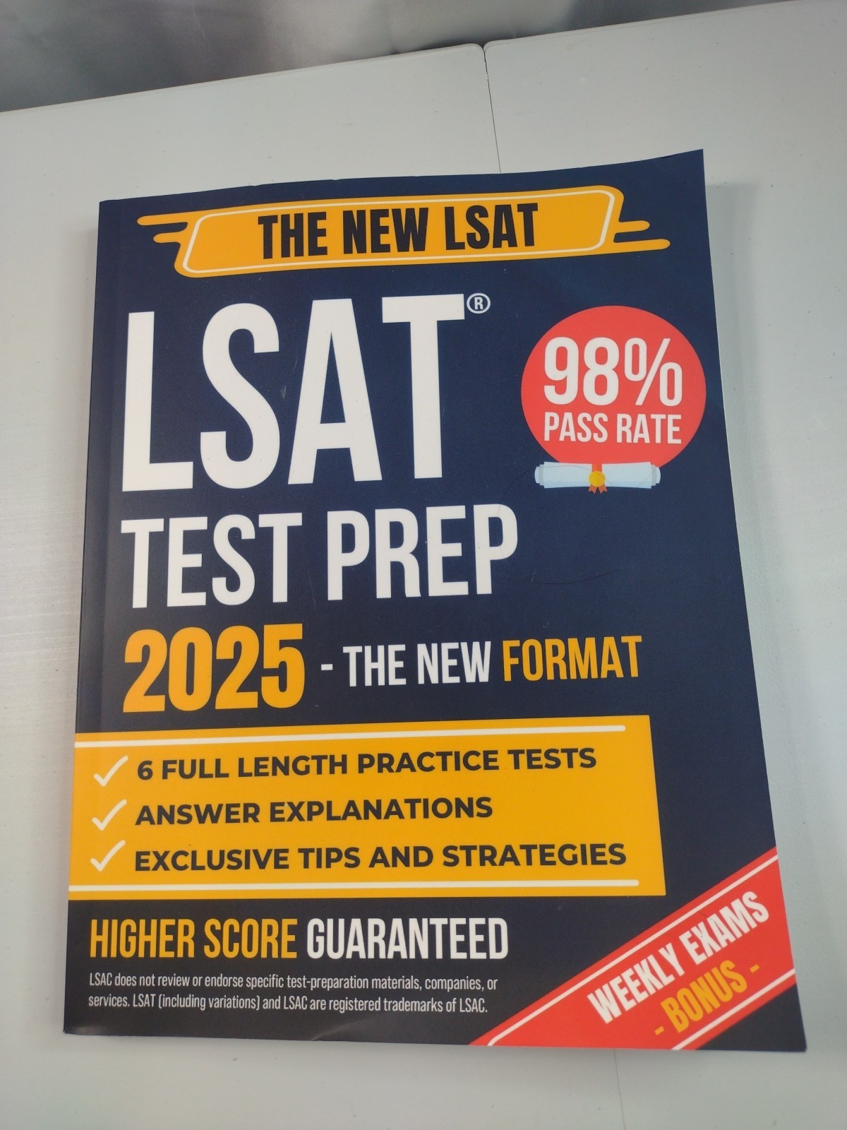LSAT Test Prep 2025 The Most Complete Guide New LSAT Format Paperback Sterling