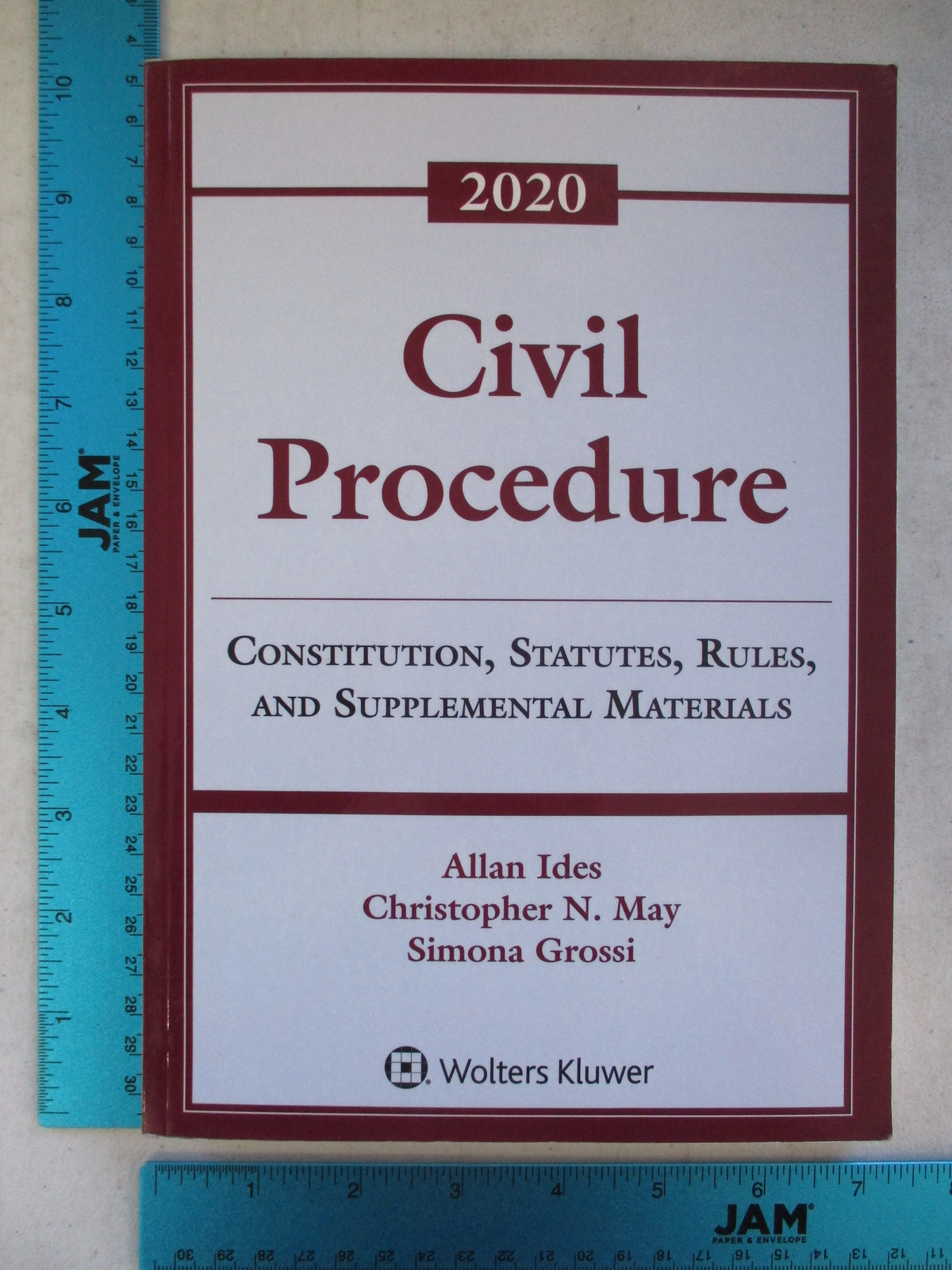 Civil Procedure: Constitution, Statutes, Rules, and Supplemental Materials, 2020