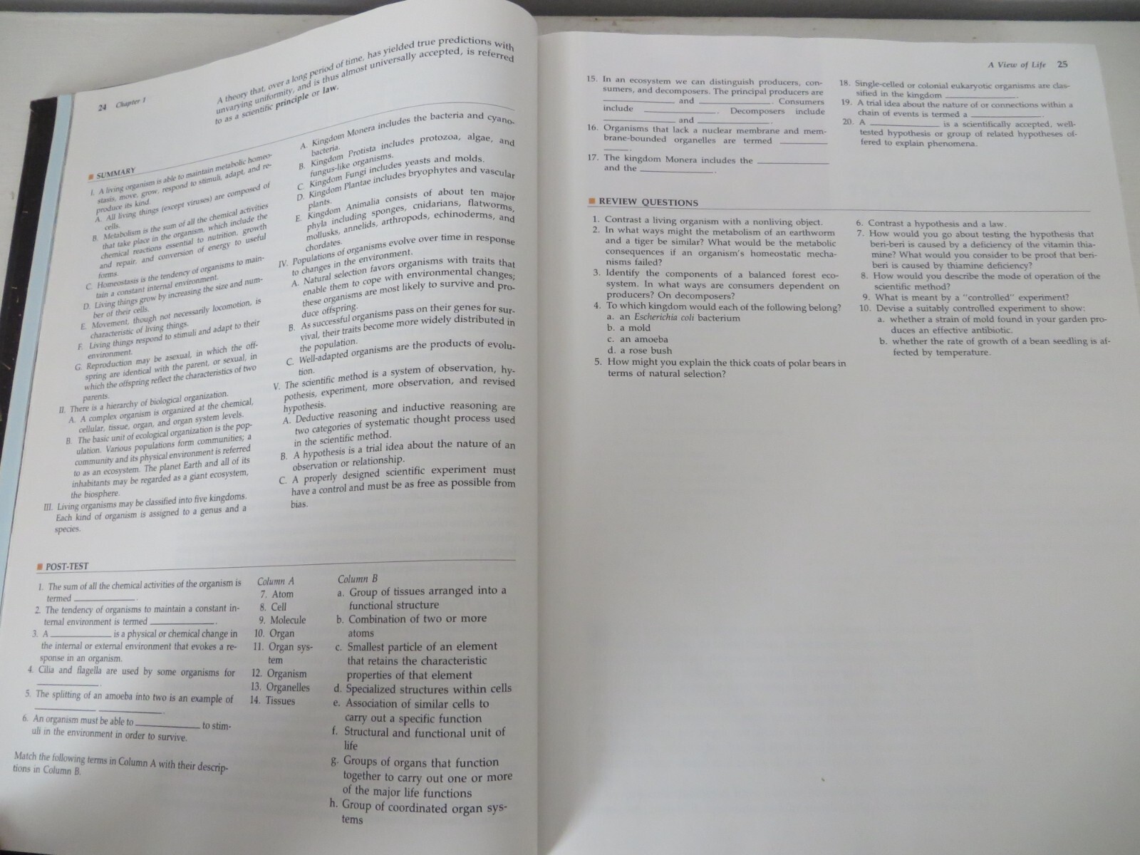 Biology Second Edition Hardcover Collegiate Textbook – 1,455 Pages Total
