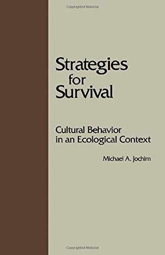 Strategies for Survival: Cultural – Hardcover, by Jochim Michael A. – Very Good