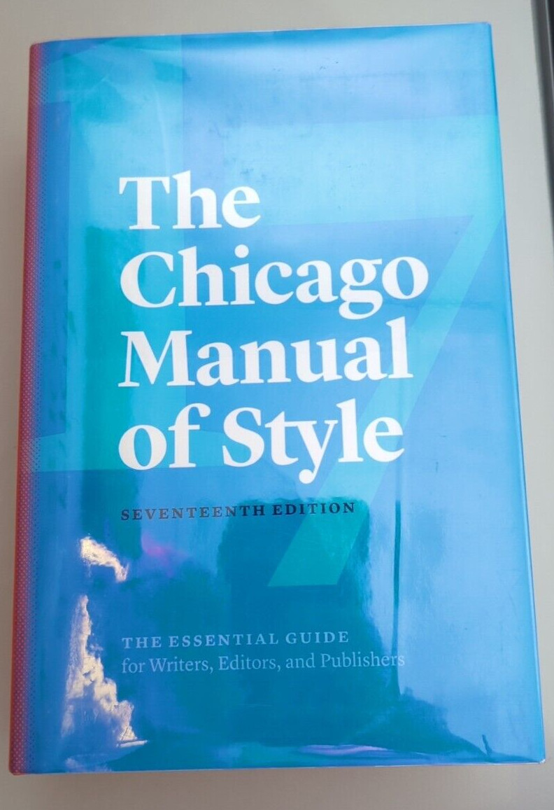 Chicago Manual Of Style 17th Edition By Harper, Russell David