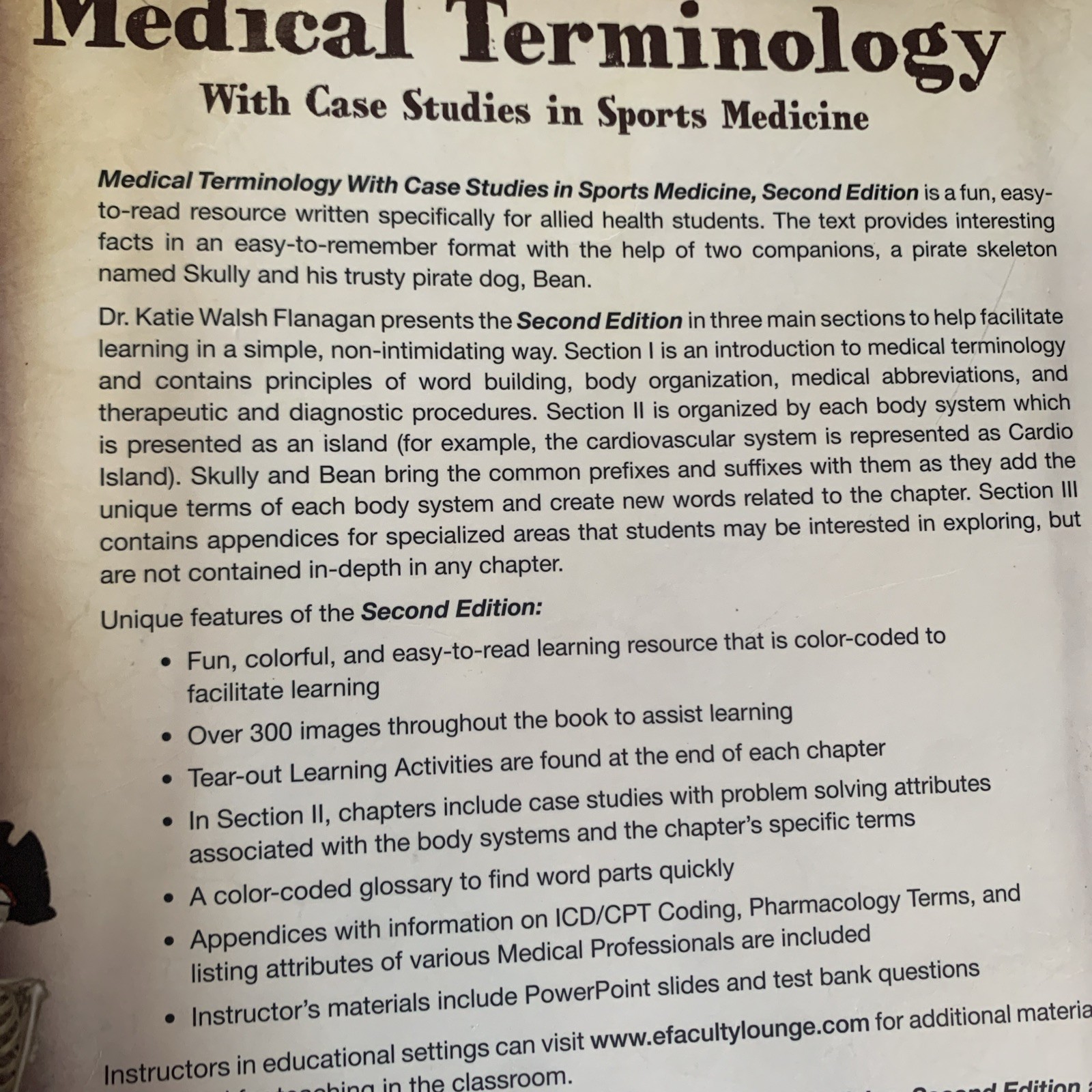 Medical Terminology with Case Studies in Sports Medicine by Katie Walsh Flanagan