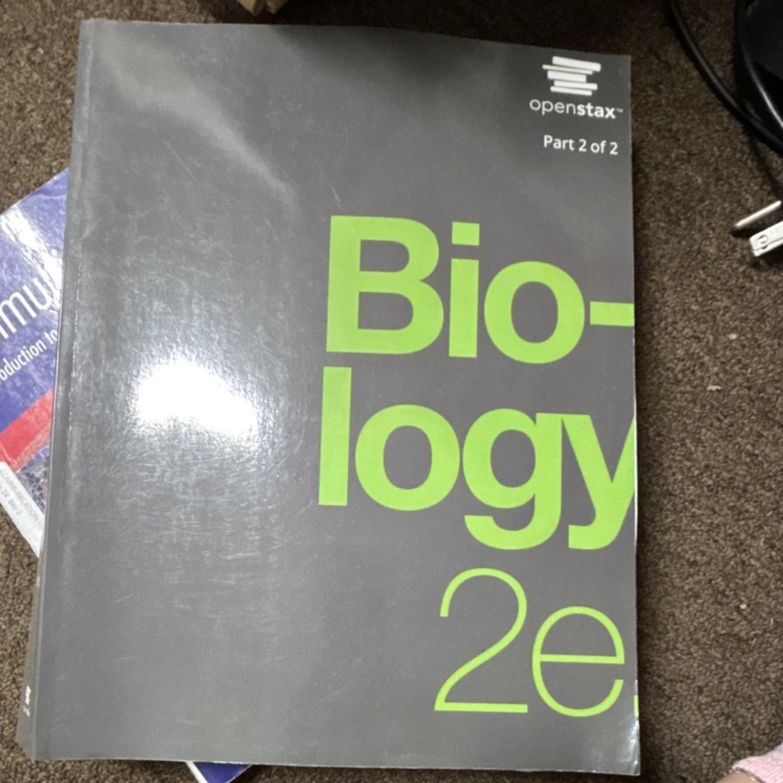 OpenStax Biology 2e Paperback Textbook Set Part 1 & 2 Science