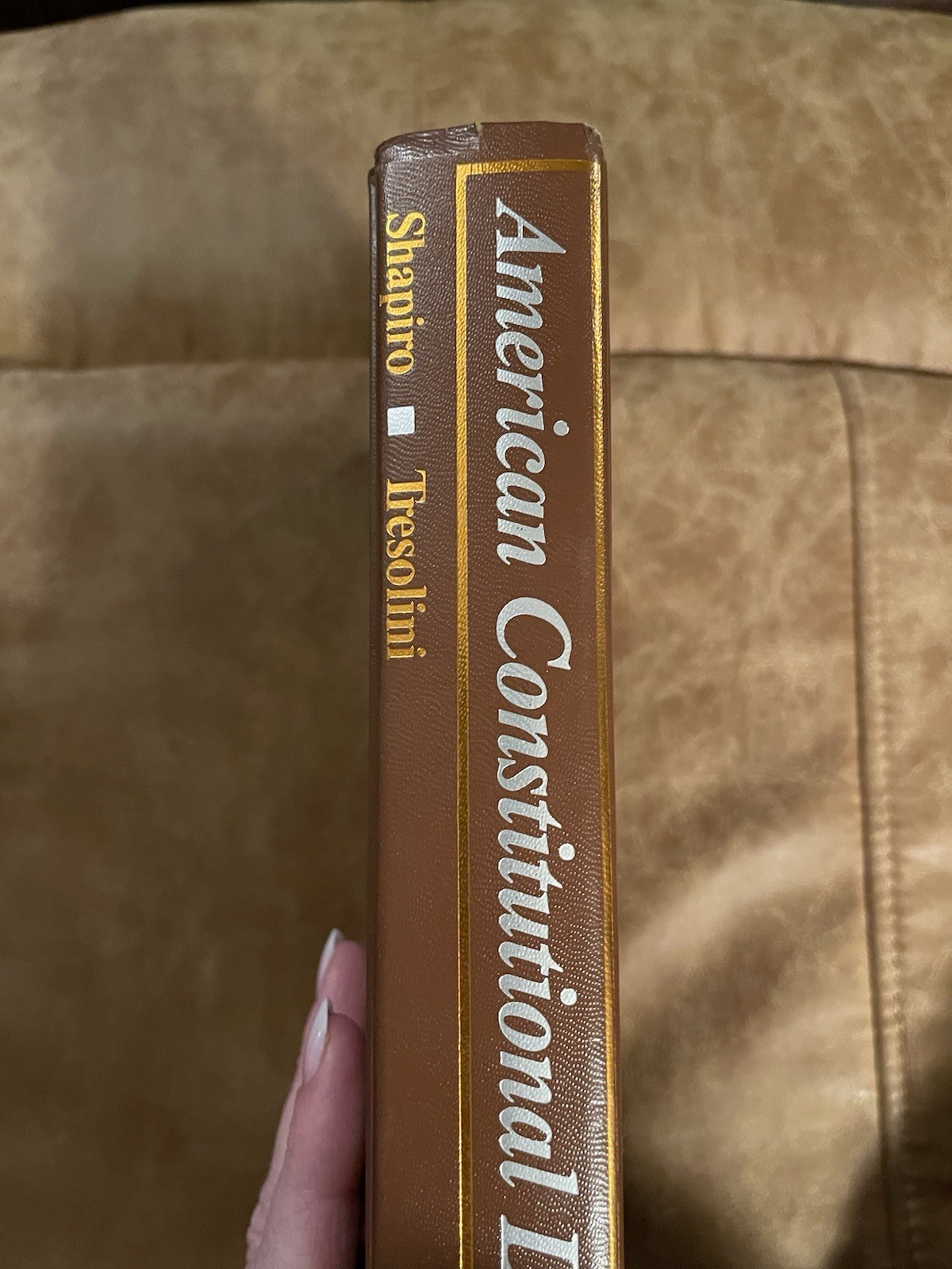 American Constitutional Law 1983 Sixth Edition Martin Shapiro Rocco J Tresolini