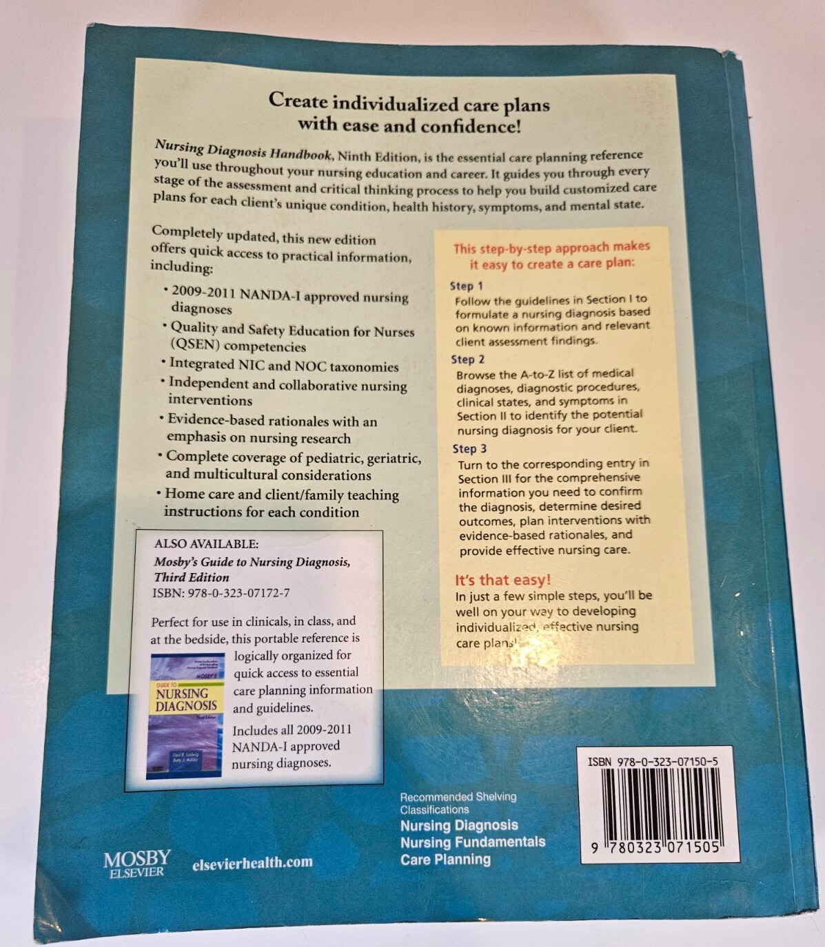 Nursing Diagnosis Handbook : An Evidence-Based Guide to Planning Care by Gail…
