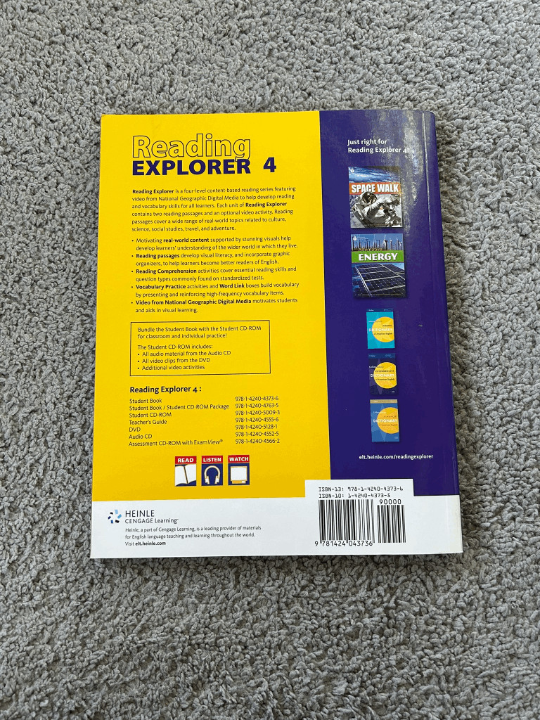 Reading Explorer 4 Heinle Cengage Learning by Paul Maclntyre