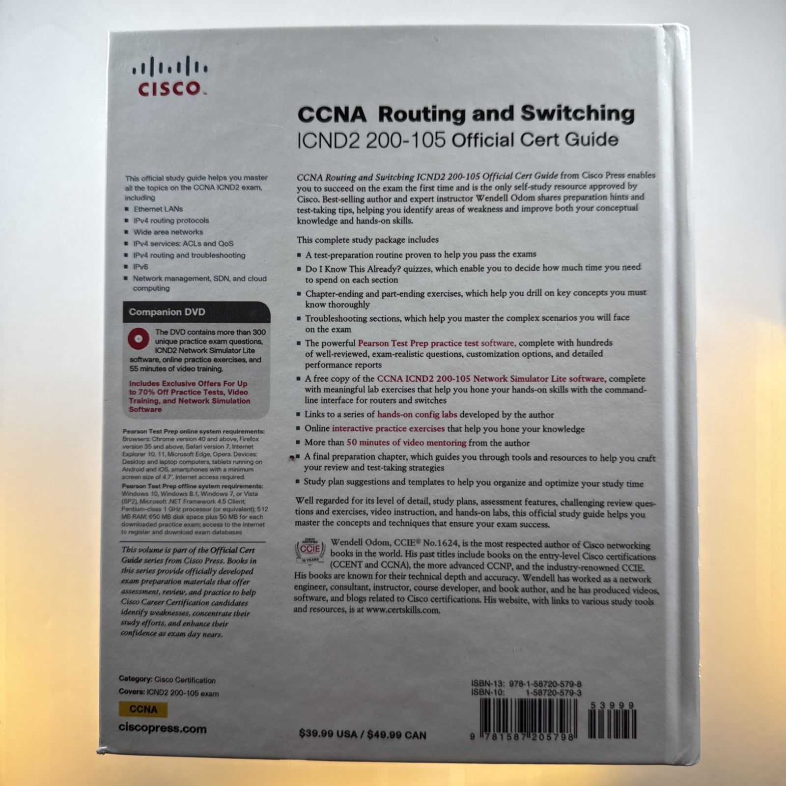 Official Cert Guide Ser.: CCNA Routing and Switching ICND2 200-105 Official Cert