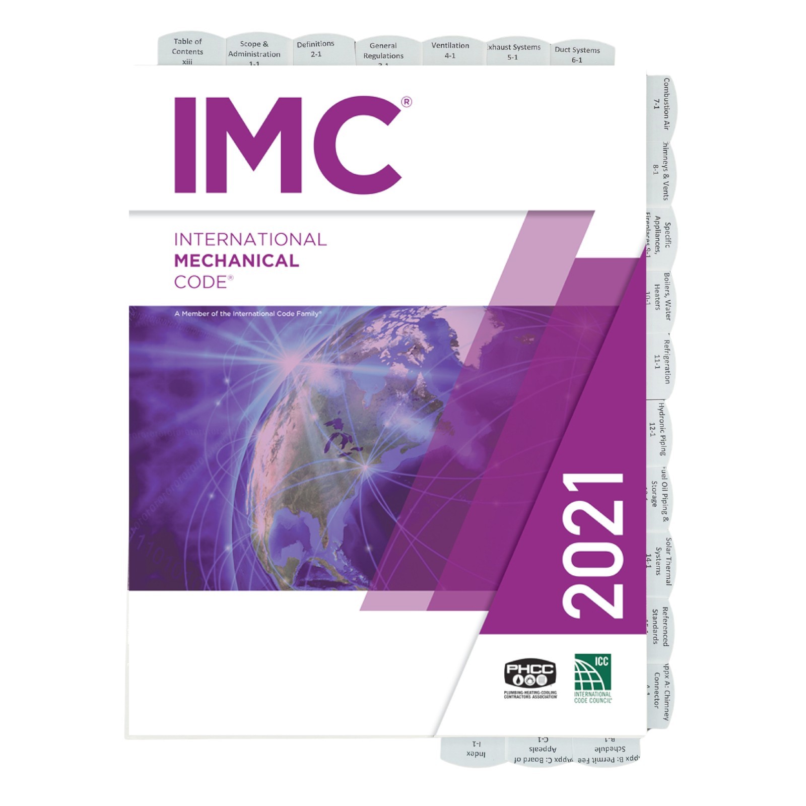 Highlighted and Tabbed – 2021 International Mechanical Code -ICC – Paperback